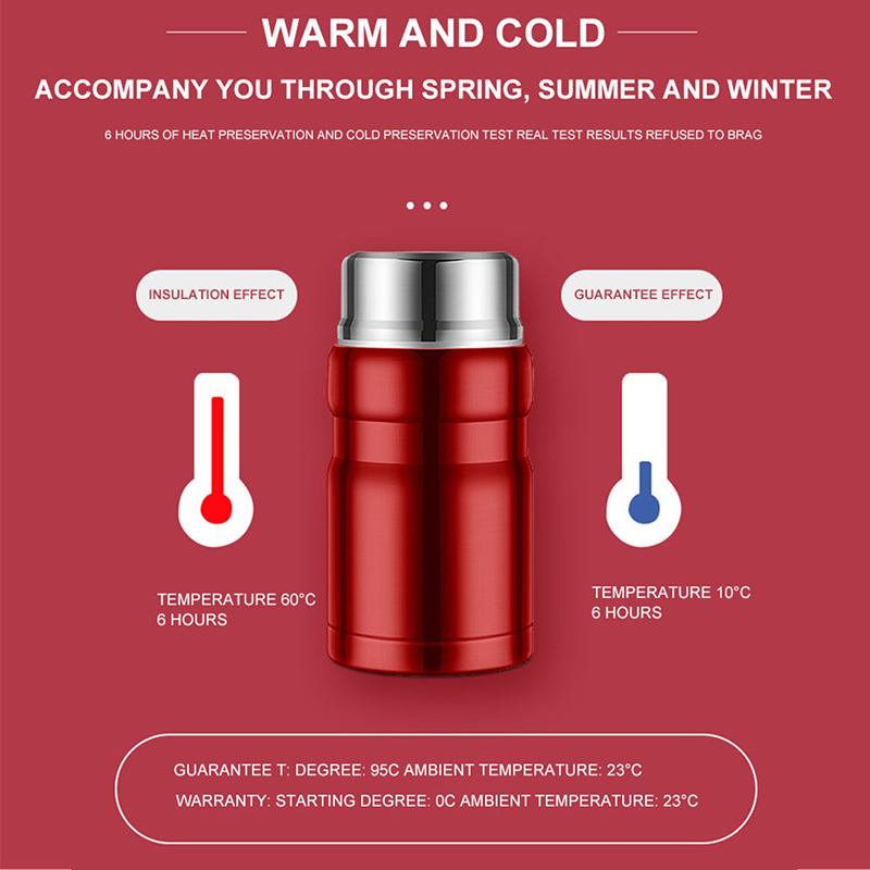 500/750ml Stainless Steel Food - Soup Kettle Warmer review and price