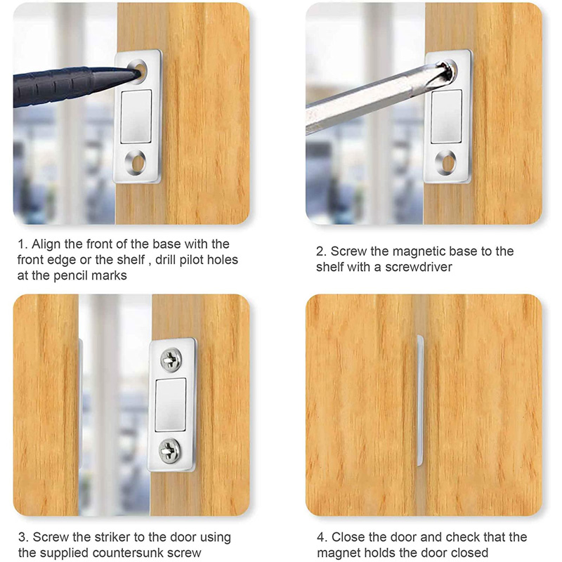 Ultra Thin Cabinet Door Magnet - Commercial Kitchen Swing Door review and price