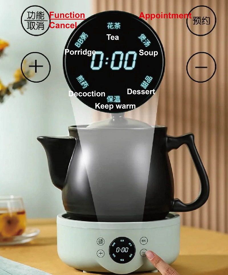 1.8L Electric Stew Pot 9.5h Ap - Soup Kettle Warmer review and price
