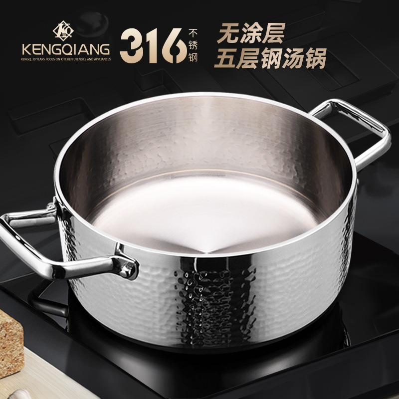 316 Stainless Steel Household  - Soup Kettle Warmer review and price