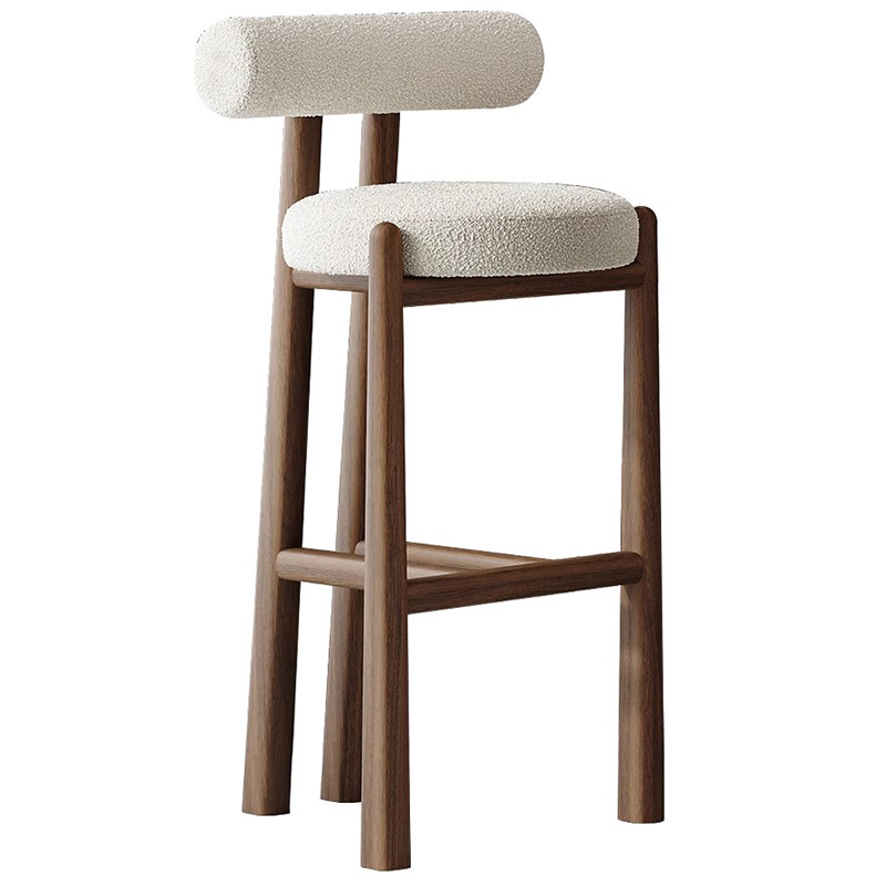 Modern Wood Backrest Bar Chair - Commercial Kitchen Interior review and price