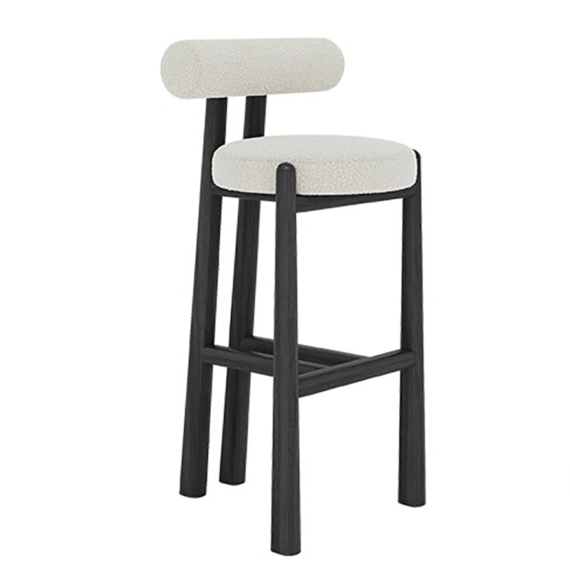 Modern Wood Backrest Bar Chair - Commercial Kitchen Interior review and price