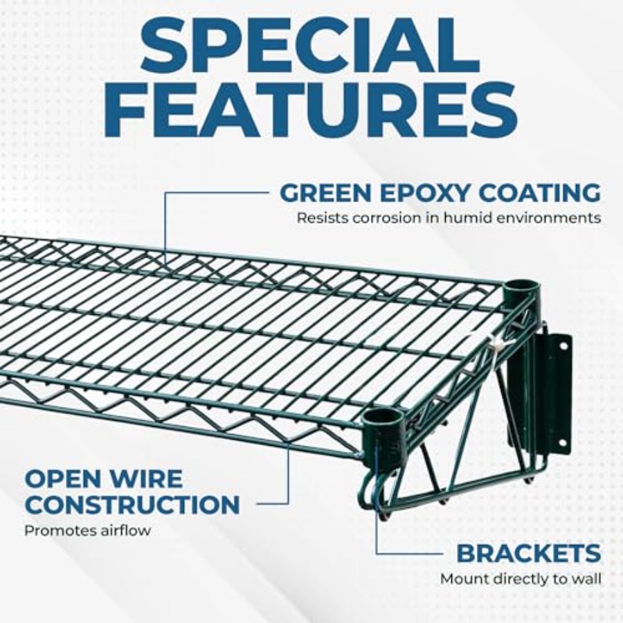 48x14 Epoxy-Coated Green Wire  - Commercial Kitchen Services review and price