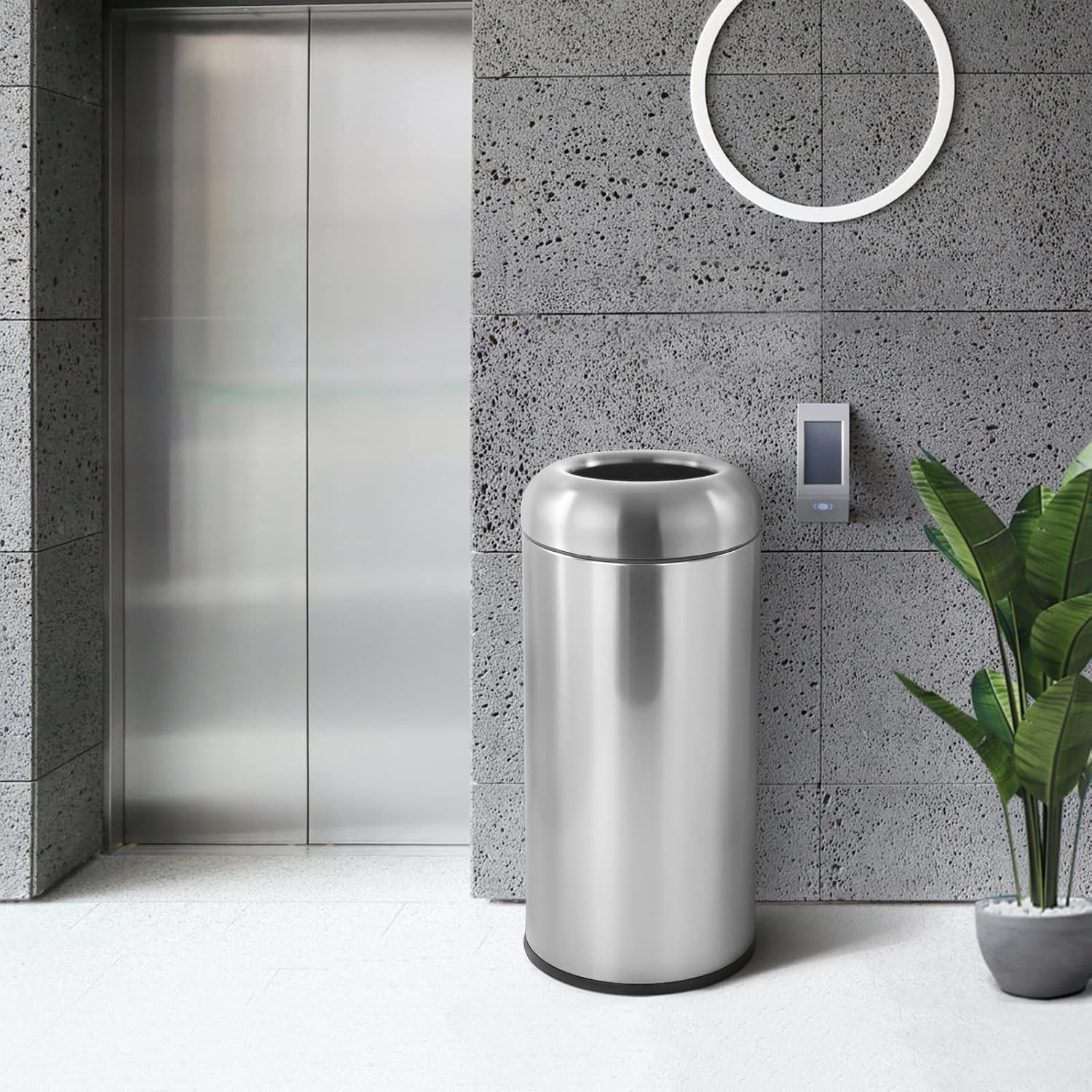 Large Stainless Steel Open‑Top - Commercial Kitchen Garbage Disposal review and price