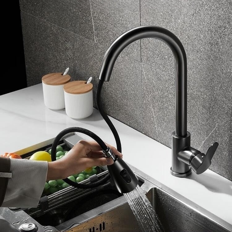 Matte Black Kitchen Faucet Sin - Commercial Kitchen Mixer Tap review and price