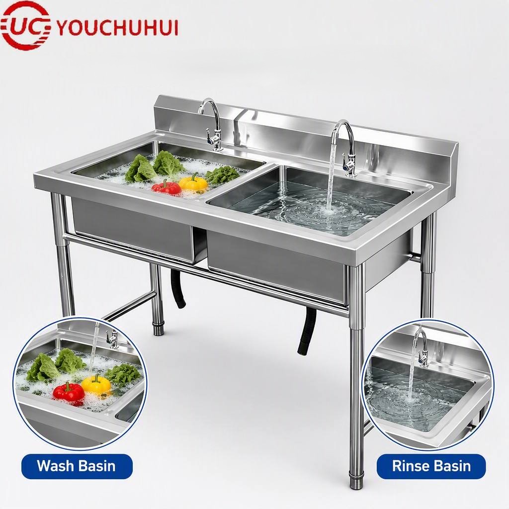 Commercial Freestanding Double - Commercial Kitchen Backsplash review and price