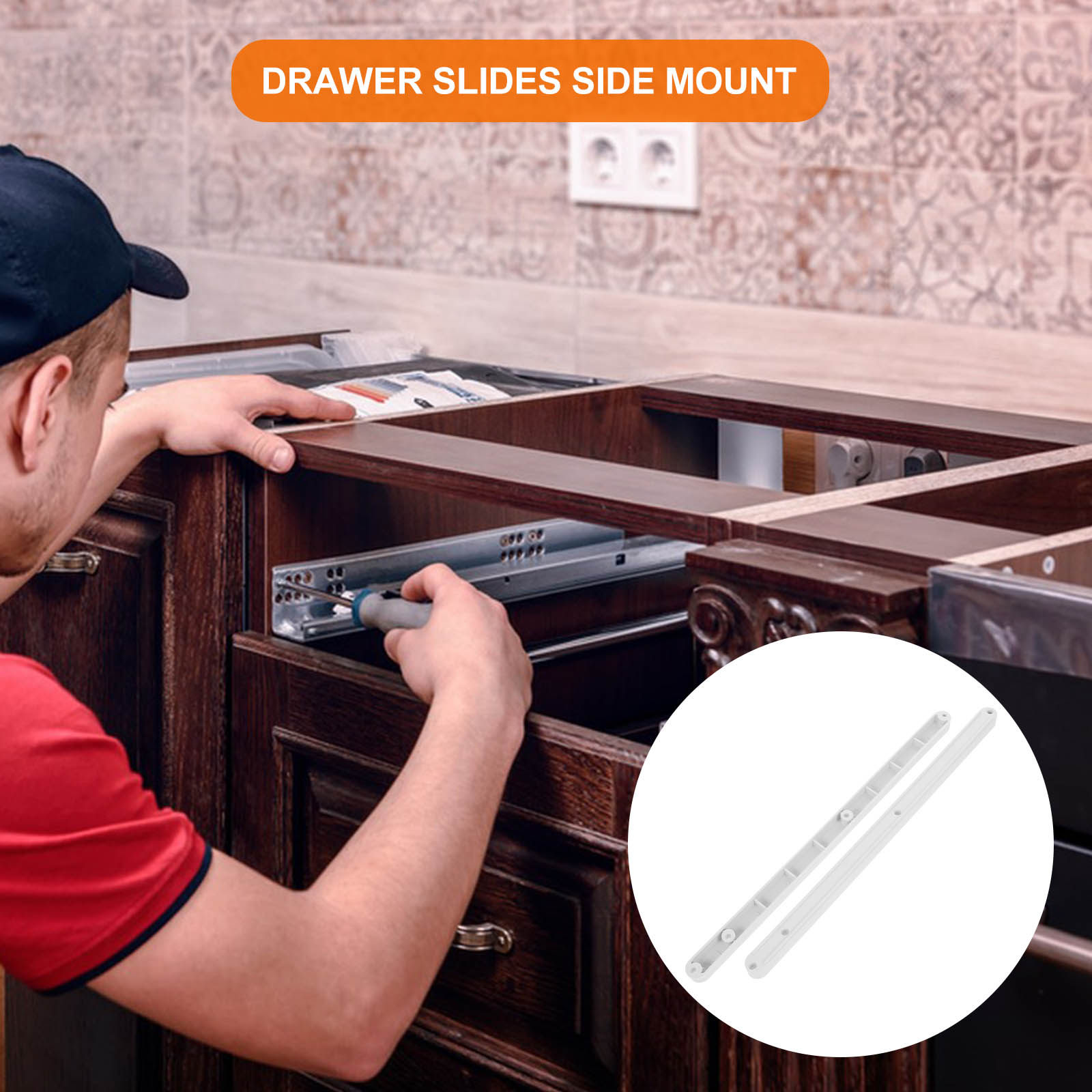 2Pcs Plastic Drawer Slides Smo - Commercial Kitchen Swing Door review and price