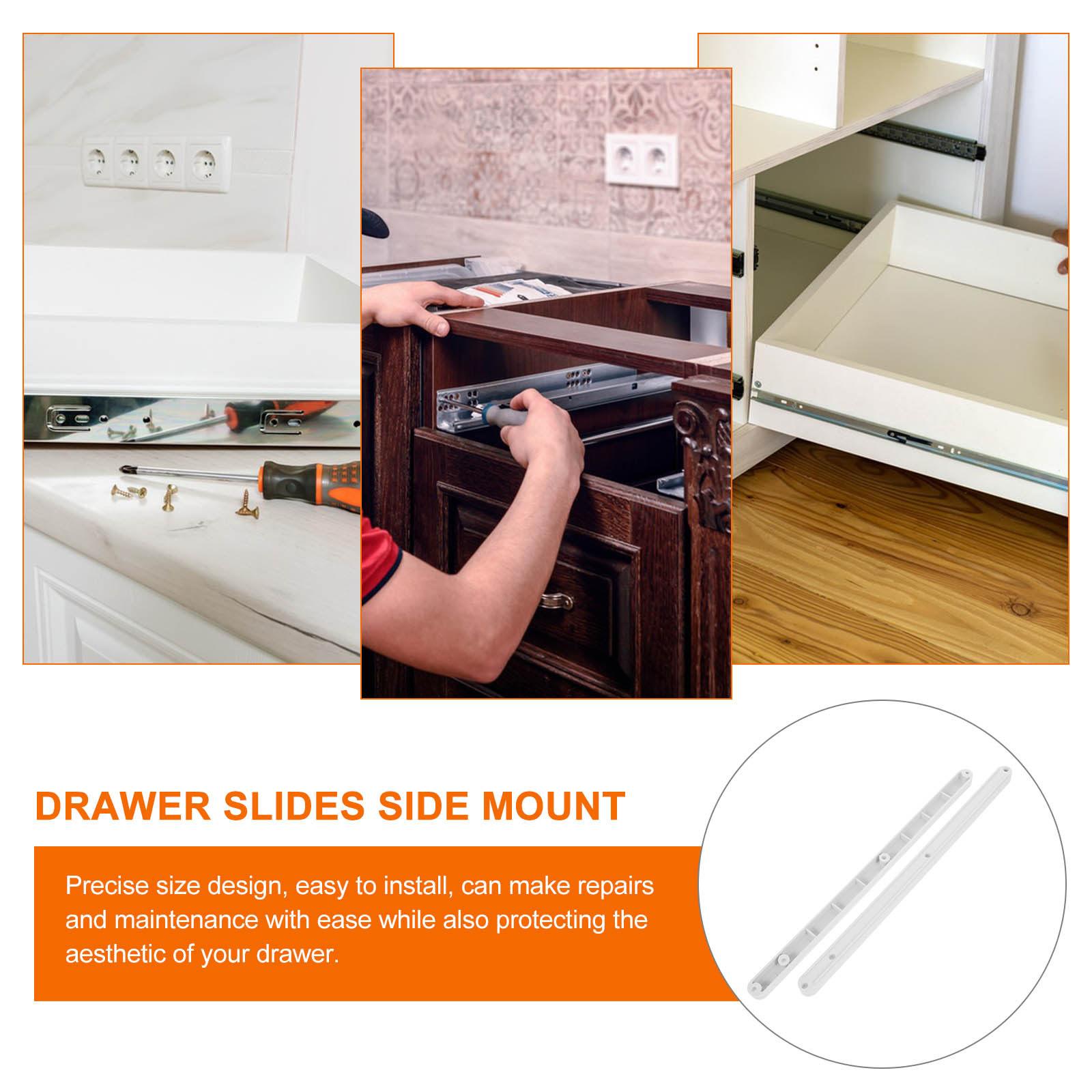 2Pcs Plastic Drawer Slides Smo - Commercial Kitchen Swing Door review and price