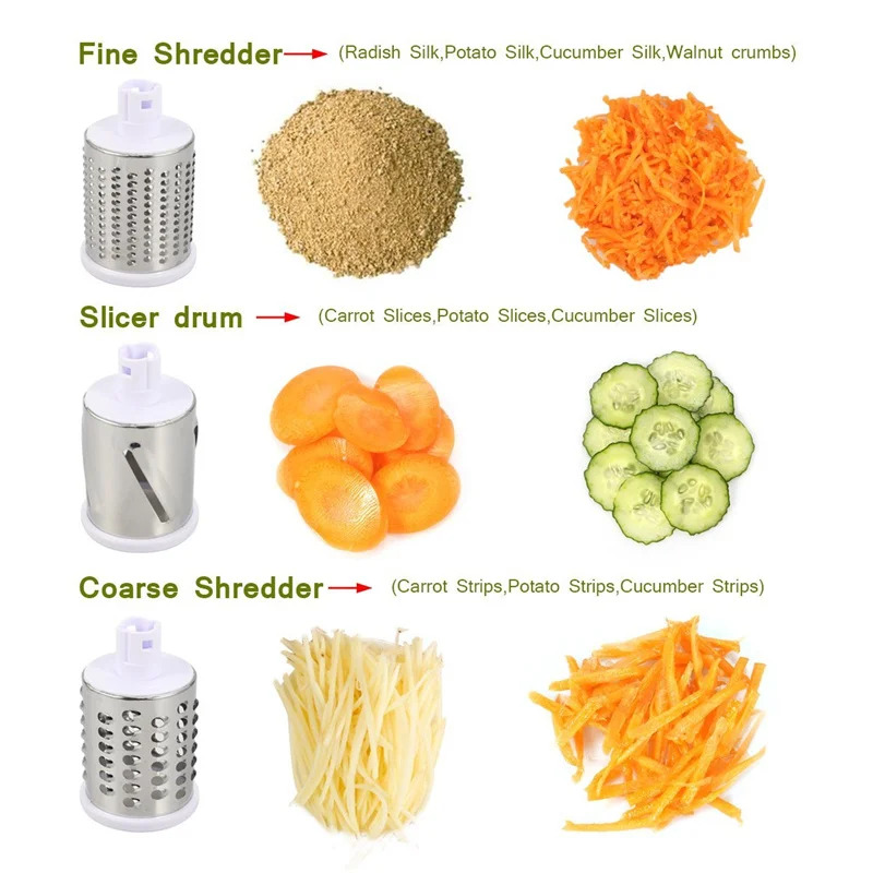 Manual Rotary Cheese Grater fo - Commercial Potato Peeler review and price