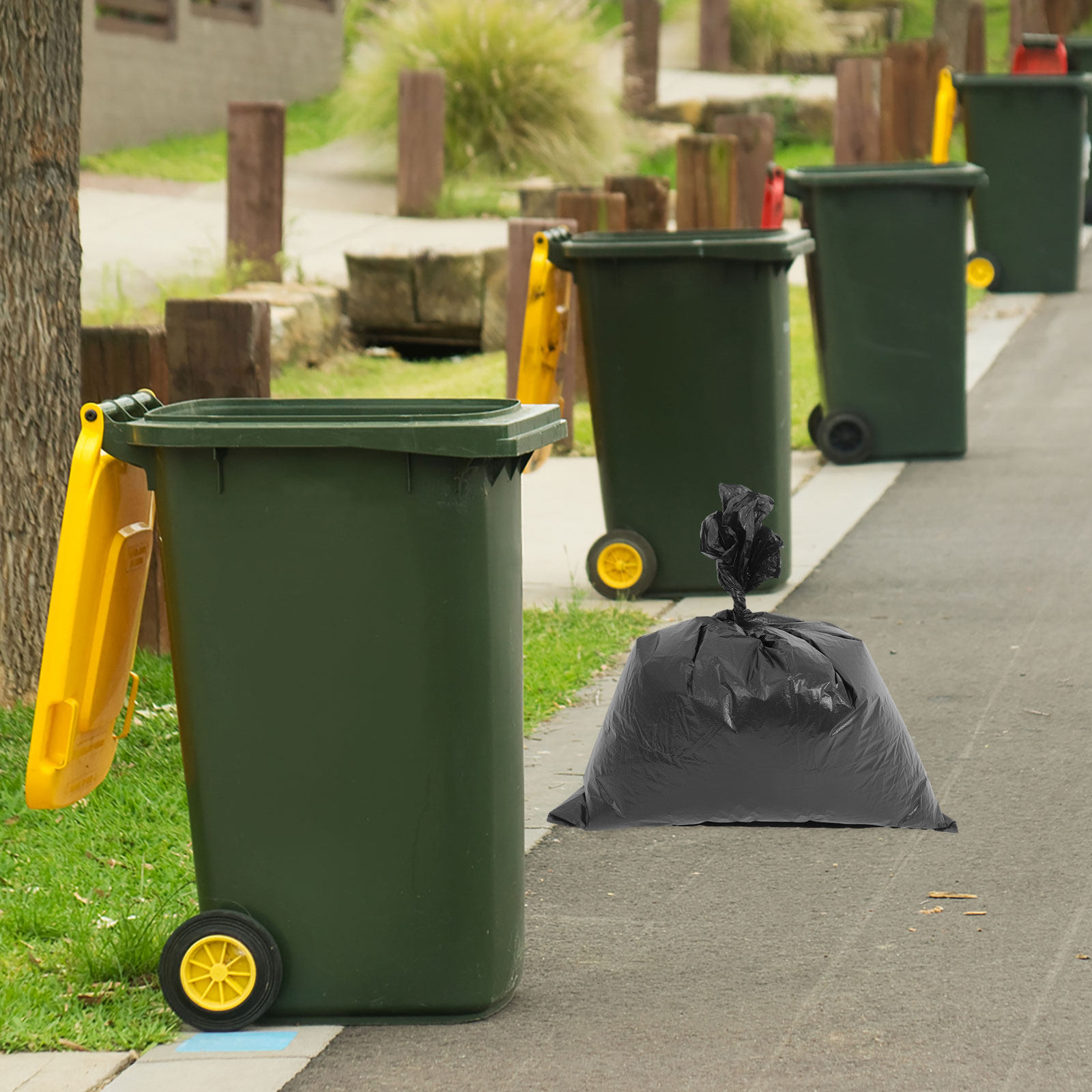 50Pcs Heavy Duty Garbage Bags  - Commercial Kitchen Garbage Disposal review and price