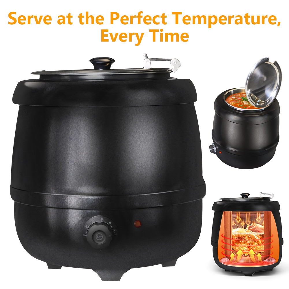 10L Soup Kettle with Lid Hinge - Soup Kettle Warmer review and price