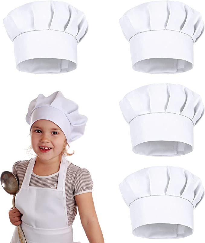 4PCS White Party Cap Hat Costu - Commercial Kitchen Services review and price