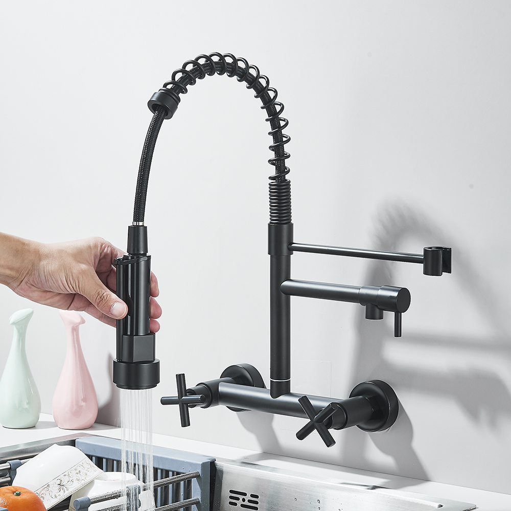 Black Kitchen Faucet 360 Rotat - Commercial Kitchen Mixer Tap review and price
