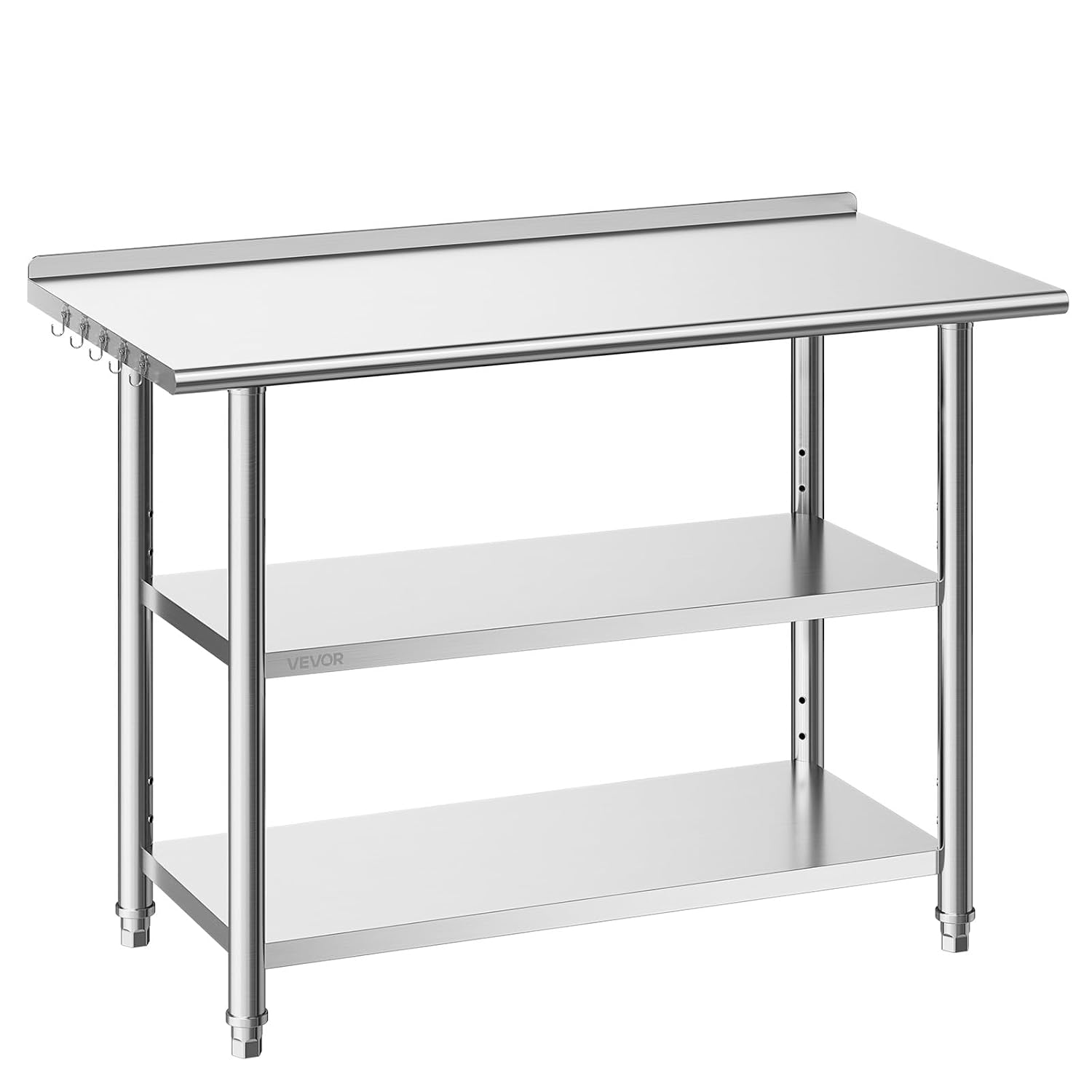 Stainless Steel Work Table, 24 - Commercial Kitchen Backsplash review and price